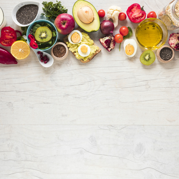 pao torrado frutas frescas legumes e ingredientes dispostos na mesa 23 2148026885 - O Tempo Todo Era Isso e Você Nem Imaginava:Como Emagrecer Com Saúde